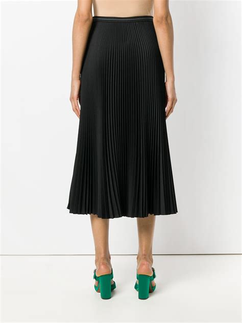 prada skirt|prada pleated midi skirt.